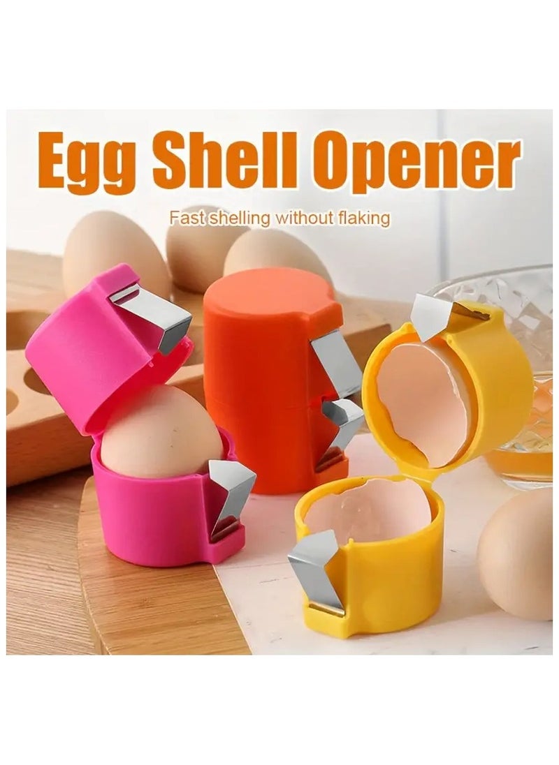 KADRAMA New Stainless Steel 3-in-1 Egg Opener, Whisk & Separator -3pcs Egg Prep Kit Ergonomic Design for Easy-Grip, Portable Kitchen Gadget with Built-In Separator or Effortless Shell Removal, Perfect for Home Kitchens & Baking  - Image 5