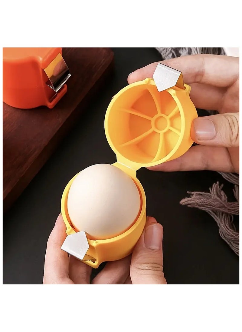 KADRAMA - New Stainless Steel 3-in-1 Egg Opener, Whisk & Separator -3pcs Egg Prep Kit Ergonomic Design for Easy-Grip, Portable Kitchen Gadget with Built-In Separator or Effortless Shell Removal, Perfect for Home Kitchens & Baking - Image 1