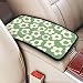YANGDADA Vintage Groovy Flowers Auto Center Console Cover Pad Car Armrest Seat Box Cover Cushion Universal for Most Vehicle SUV Truck Car Accessories Decor - Image 2