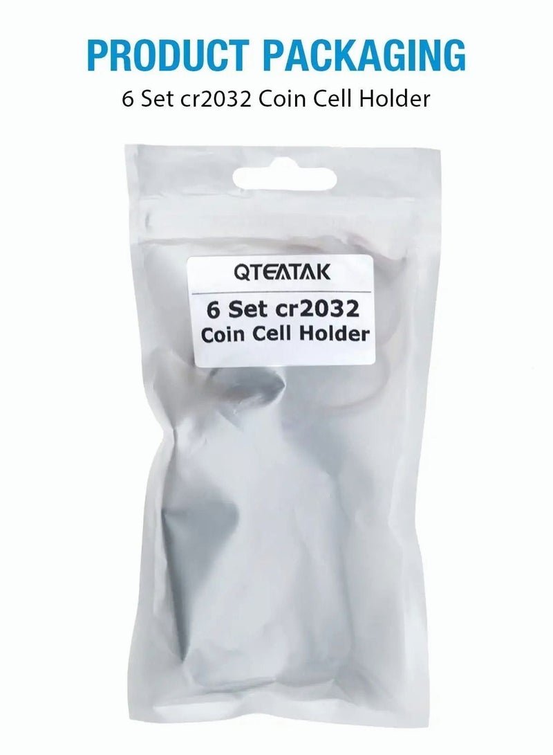 Y&D 2 x 3V CR2032 Button Coin Cell Battery Holder with Leads On Off Switch 6 Pcs - Image 5