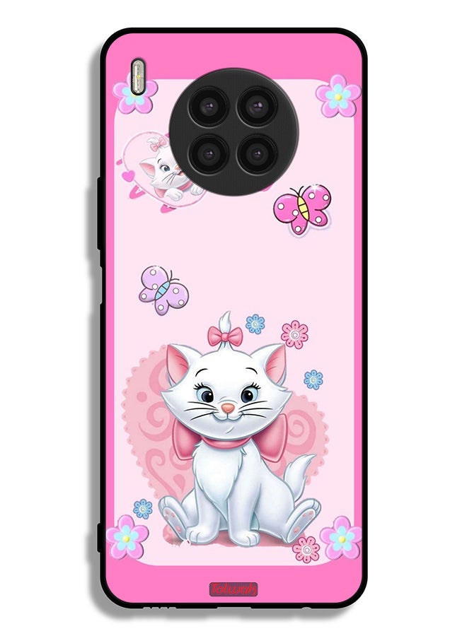 Tolwak Huawei nova 8i Protective Case Cover Cute Lady Cat - Image 2