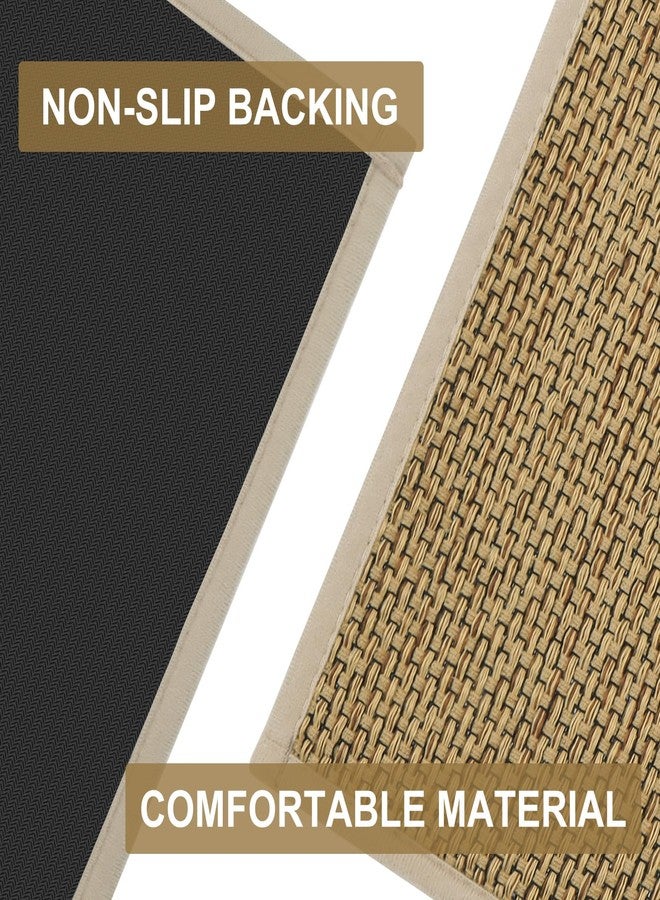 LEKEEPGO Door Mat Indoor Entrance 17"x29", Ultra Thin Indoor Door mat, Absorbent Washable Entryway Doormats, Low-Profile Dirt Trapper Doormat Entry Inside Door Mats Front Floor Mats, Beige - Image 3