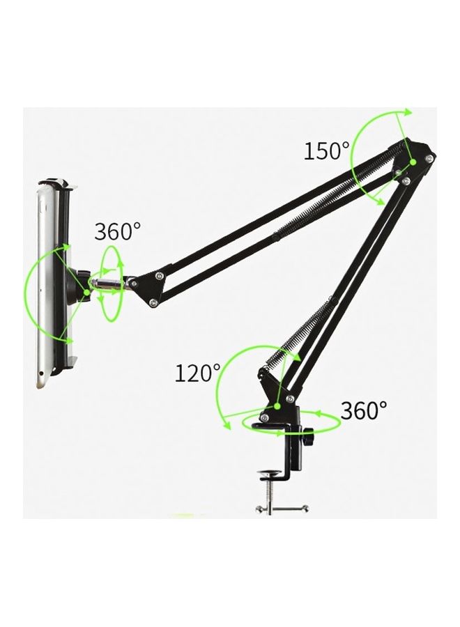 DUSALA Universal 360 Degree Rotating Flexible Tablet Pad Holder Black - Image 5