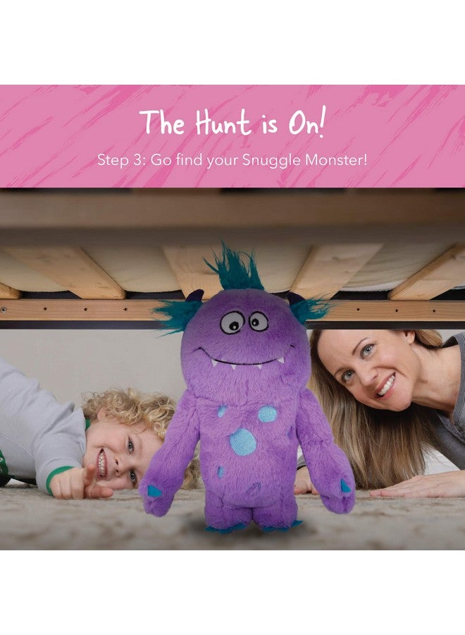 Continuum Games Snuggle Monster Hide And Seek Bedtime Plush Toy And Book Pink - Image 4