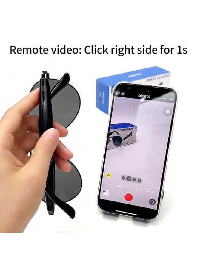Haino Teko SG-2 Smart Sunglasses – Touch Control, UV Protection, Bluetooth Audio, Stylish Smart Wear for Men - Image 3