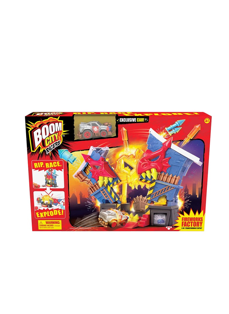 BOOM CITY Racers Fireworks Factory Playset  - Image 1
