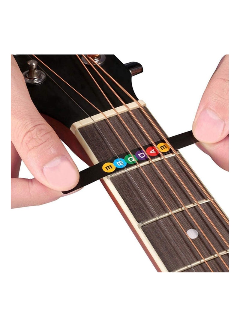 SYOSI 3PCS Guitar Fretboard Stickers for Guitar Beginners, Guitar Note Learning Stickers Fretboard Note Stickers Guitar Neck Fret Stickers Guitar Note Position Stickers with 12 Pcs Guitar Picks  - Image 5