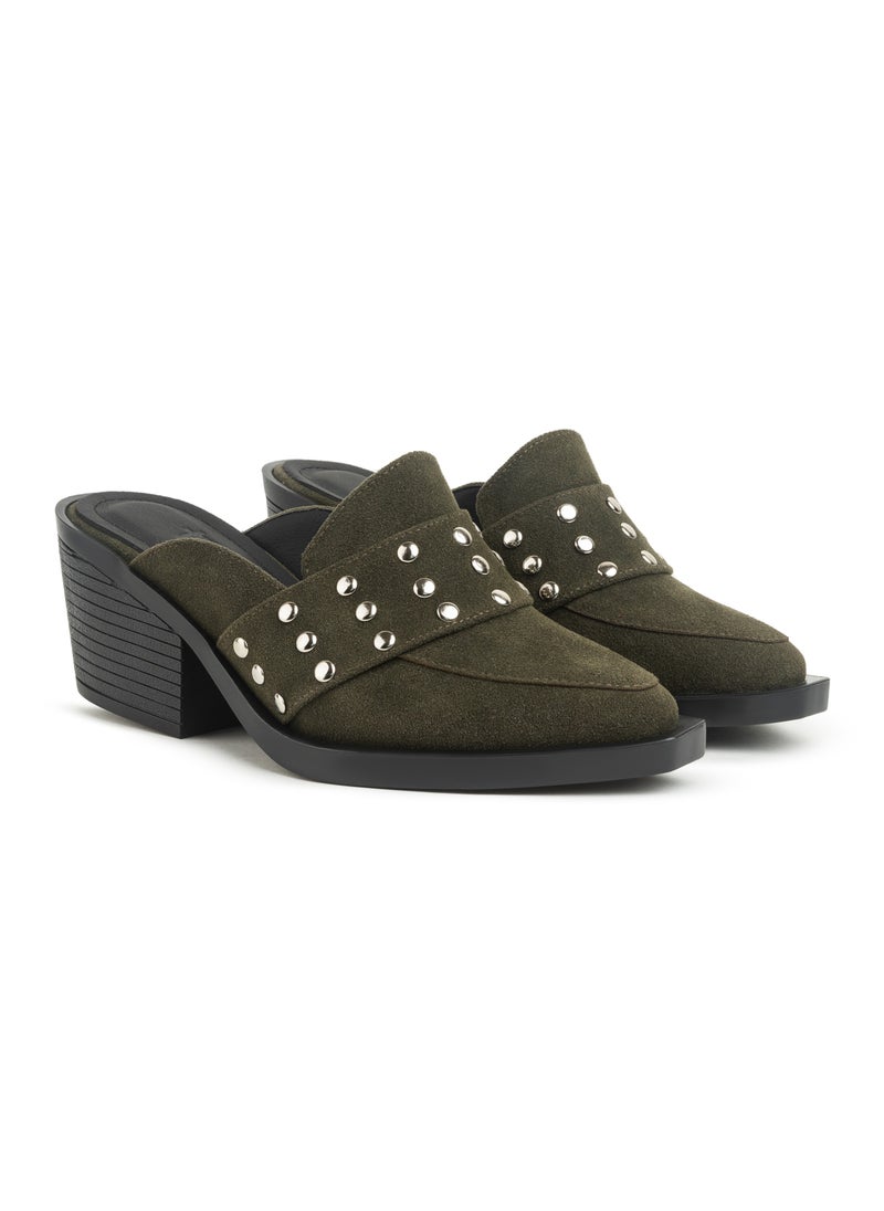 TGS Studded Band Heel Mules  - Image 2