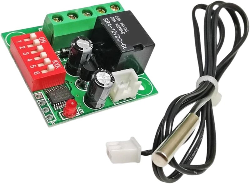Temperature Control Switcher W1701 Adjustable 12V Switcher Controller Management Digital Controller Electronic Control - Image 1