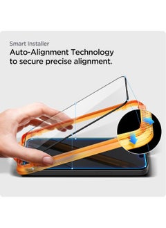 Spigen Glastr Align Master Edge to Edge [2 Pack] for iPhone 15 Pro MAX Screen Protector Premium Tempered Glass - Full Cover  - Image 3