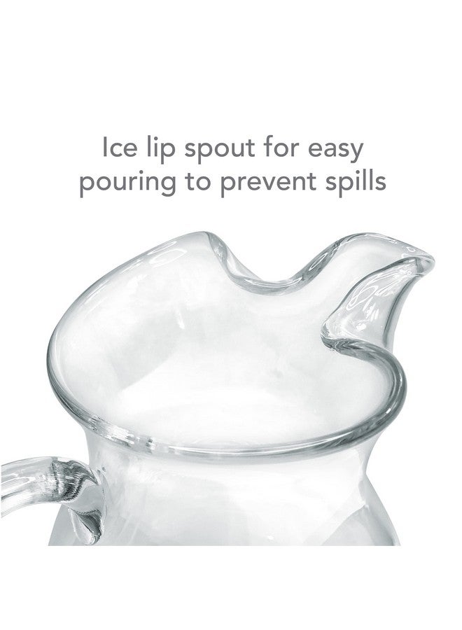 Mikasa 5136551 Napoli Glass Beverage Pitcher Clear, 70 Ounce - Image 5