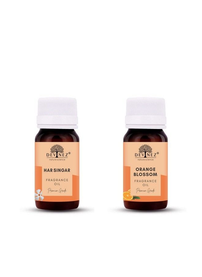 Devinez Har Singar Orange Blossom Aroma Oil For Diffuser/ Ultrasonic Aroma Diffuser/ Tealight Diffuser/ Reed Diffuser 60Ml Each  - Image 1