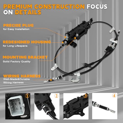 PANGOLIN 59700-B8800 59700B8800 Parking Brake Actuator With Control Unit for Santa Fe 2012 2013 2014 2015 2016 2017 2018 2019 Aftermarket Parts - Image 3