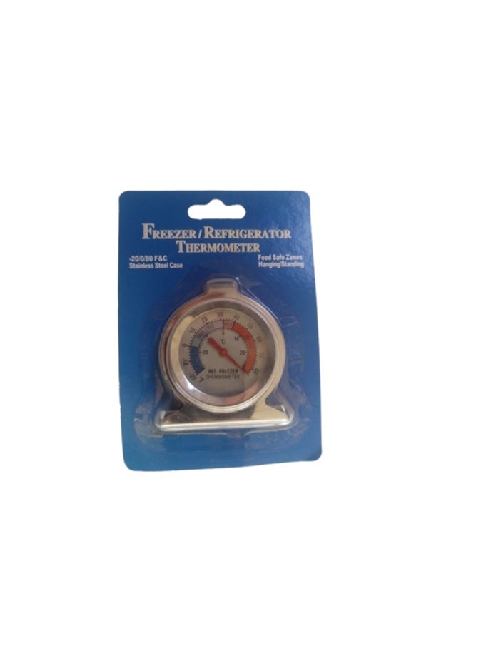 AL RAMIZ - FREEZER / REFRIGERATOR THERMOMETER ANALOG STEEL Best Quality - Image 1