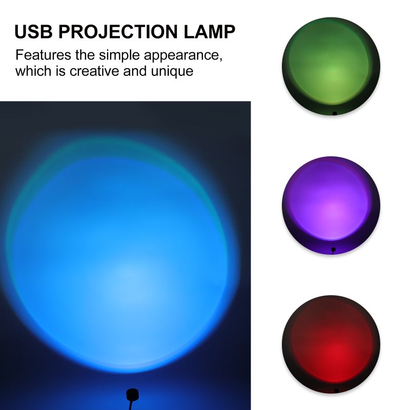 1pc USB Atmosphere Lamp Scene Atmosphere Lamp Projection Light Adornment - Image 3