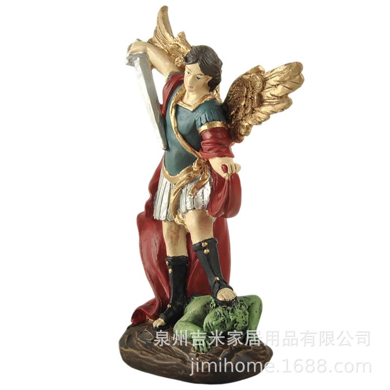 Archangel Michael Resin Statue - Image 4