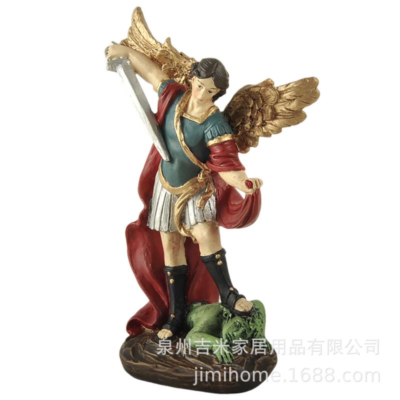 Archangel Michael Resin Statue - Image 2