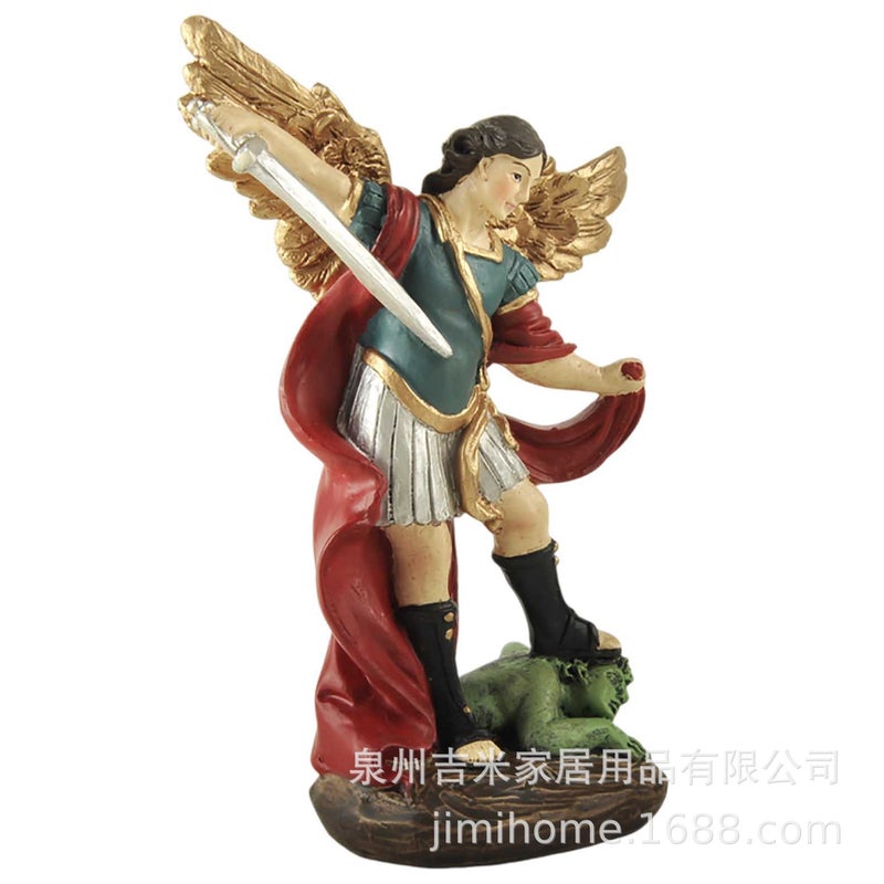 Archangel Michael Resin Statue - Image 3