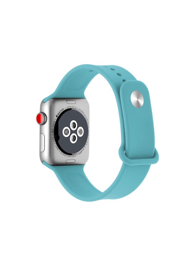 EHOME Replacement Band For Apple Watch Series 3 42 mm Turquoise - Image 3