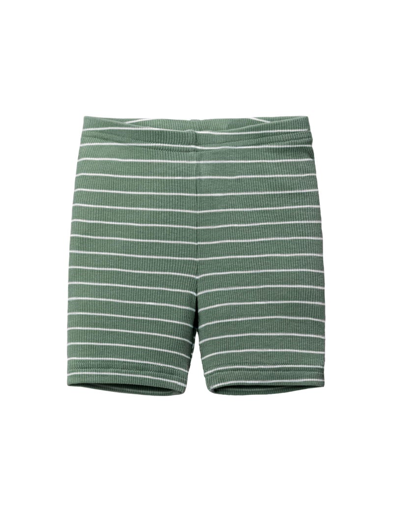 AVAUMA Stripe Pattern Newborn Baby Little Boys Girls Snug-Fit Pajamas Summer Short Sets Pjs Kids Clothes (XS/Olive Green) - Image 4