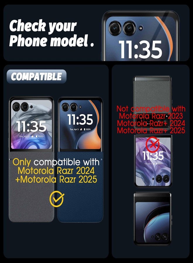 Orzero (3 Pack) Front Screen Protector Compatible for Motorola Razr 2025 / Razr 2024, Protector De Pantalla EPU (Not Glass) Anti-Scratch Bubble Free High Definition (Not for Razr+ 2025/Razr+ 2024) - Image 2