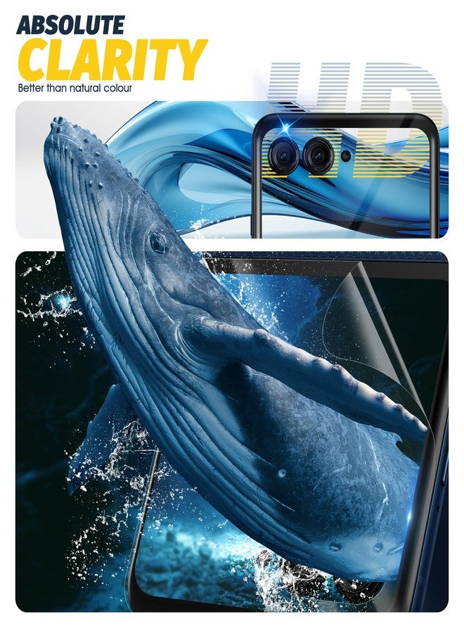 Orzero (3 Pack) Front Screen Protector Compatible for Motorola Razr 2025 / Razr 2024, Protector De Pantalla EPU (Not Glass) Anti-Scratch Bubble Free High Definition (Not for Razr+ 2025/Razr+ 2024) - Image 5