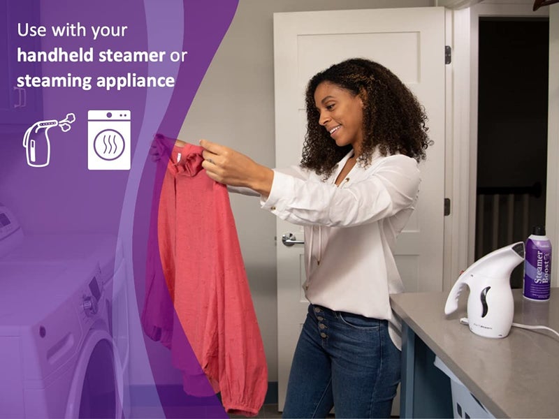 Faultless Steamer Boost (2 Pack) - Wrinkle Remover Spray for Clothes - Fabric Steamer to Reduce Steaming Time & Effort - Travel Wrinkle Spray w/Freshly Laundered Scent & Removes Odor, 15 oz (425g) - Image 3