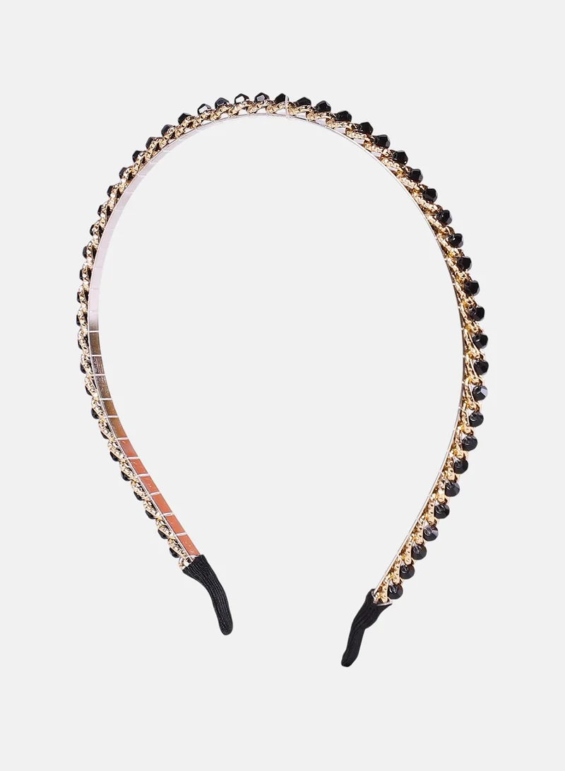 Sohi  The Beaded-Chain Hairband for Women | Best Price UAE
