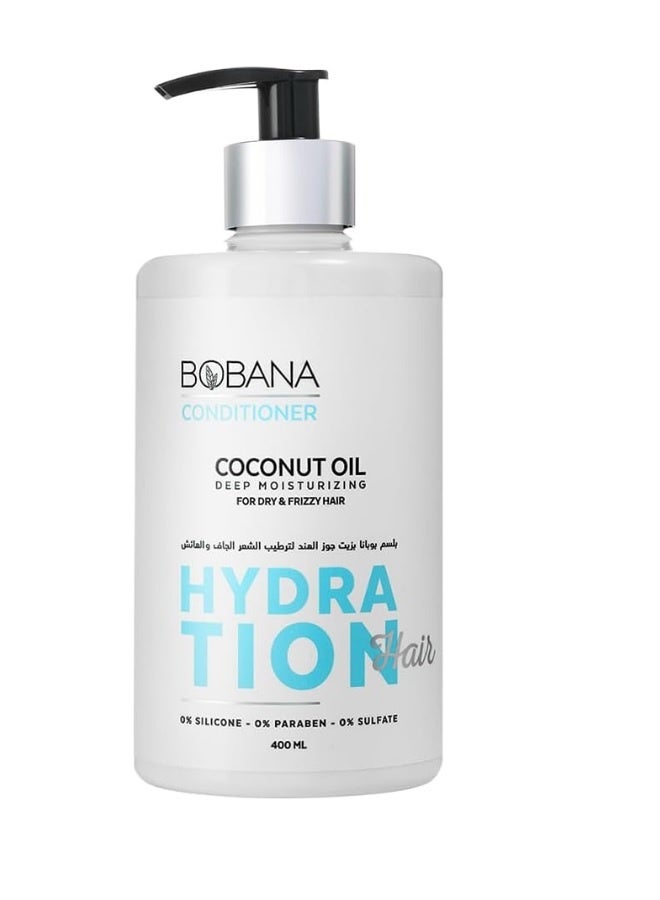 بوبانا بلسم علاج الشعر بزيت جوز الهند 400 مل - Image 1