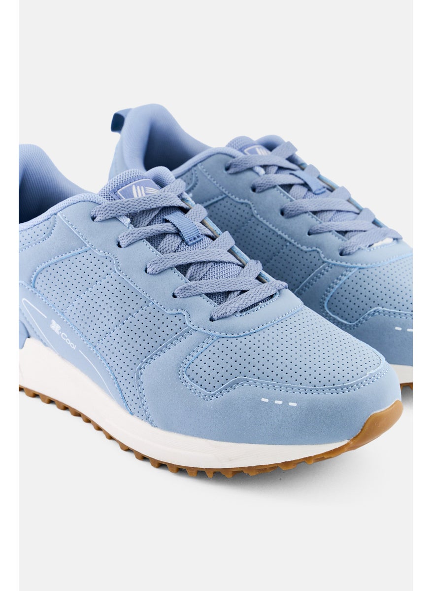 RBX Women Lace Up Outdoor Shoes, Light Blue  - Image 3