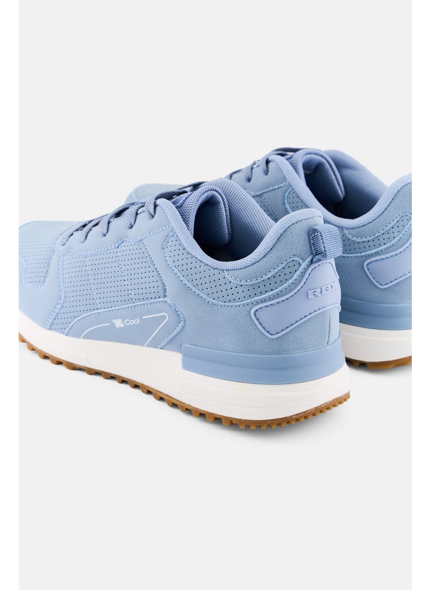 RBX Women Lace Up Outdoor Shoes, Light Blue  - Image 2