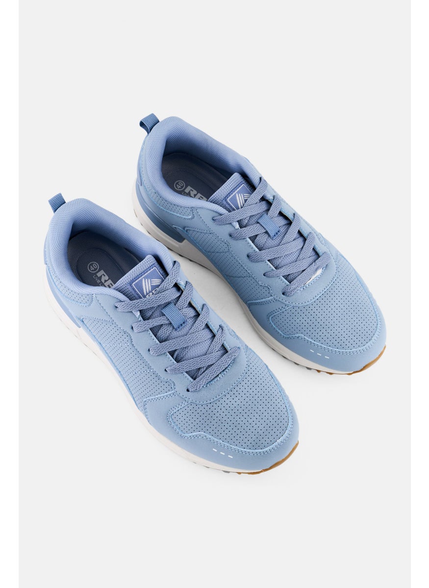 RBX Women Lace Up Outdoor Shoes, Light Blue  - Image 4