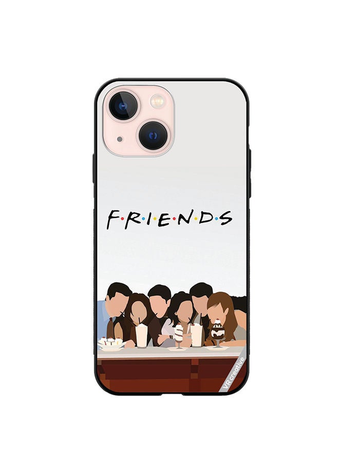 VR CREATIVE Protective Case Cover For Apple iPhone 14 Plus Friends Design Multicolour - Image 1