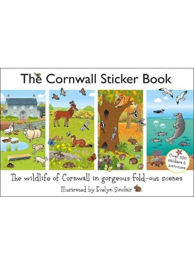 The Cornwall Sticker Book: The Wildlife of Cornwall in gorgeous fold-out scenes  - Image 1