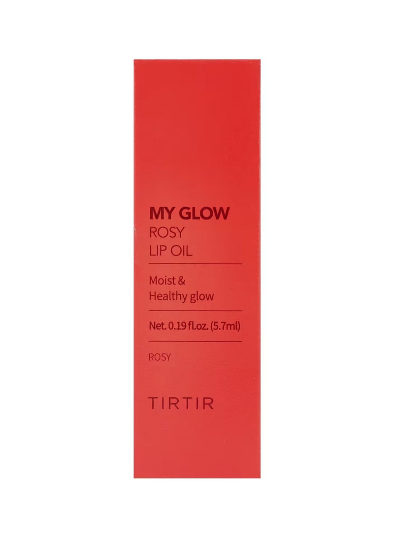 ترتر زيت الشفاه الوردي من TIRTIR My Glow مرطب ومشرق صحي (5.7 مل / 0.19 أونصة سائلة) - Image 2