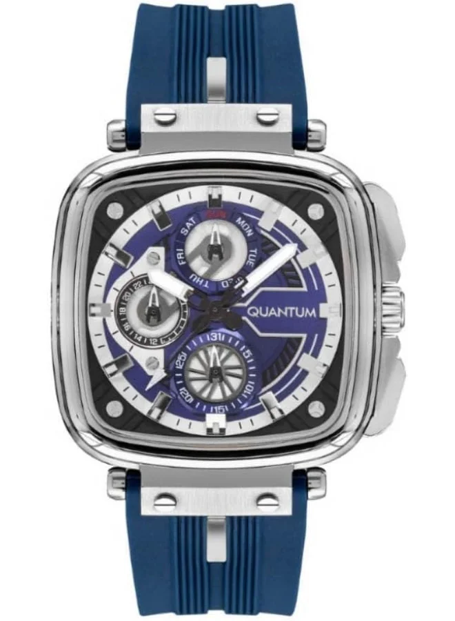 Quantum Quantum Powertech Analog Blue Dial Men's Watch-PWG1014.059