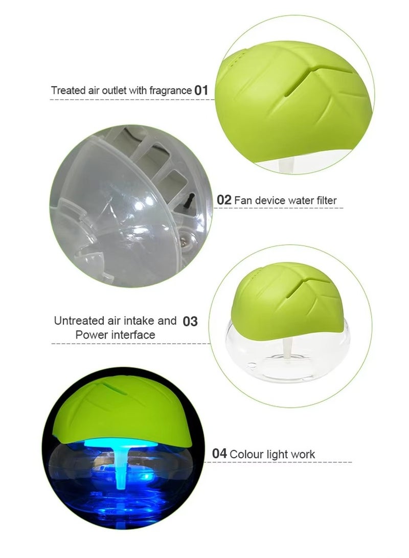 Leaf Shaped Electrical Water Air Refresher Air Revitalizer Air Purifier Air Humidifier  - Image 5