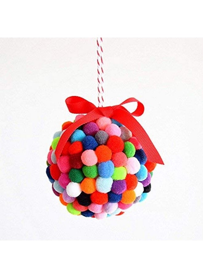 E Shopping E Shopping® Multi Colored Pom Pom Balls for Arts,Craft and Handicrafts(200 Pieces, 2 cm)  - Image 3