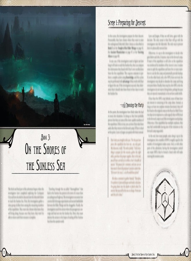 Asmodee Arkham Horror The Roleplaying Game Terra Antarctica Adventure Book, Immersive RPG for Kids & Adults, Ages 14+, 2-6 Players, 1+ Hour Playtime - Image 5