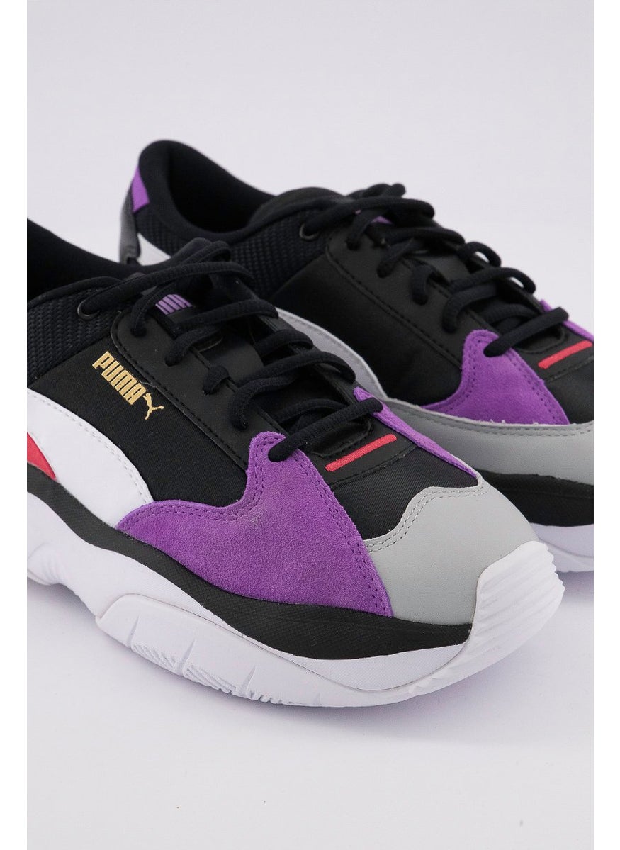PUMA Women 37127901 Stormy Shoes, Grey and Black and Violet  - Image 2
