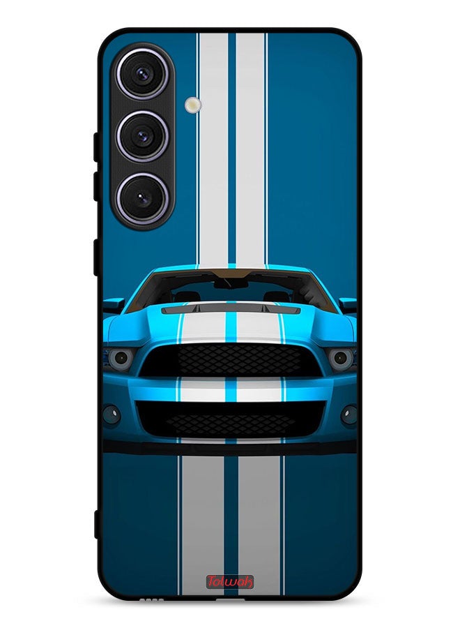 Tolwak Samsung Galaxy S24 Plus 5G Protective Case Cover Car Abstract Art - Image 1