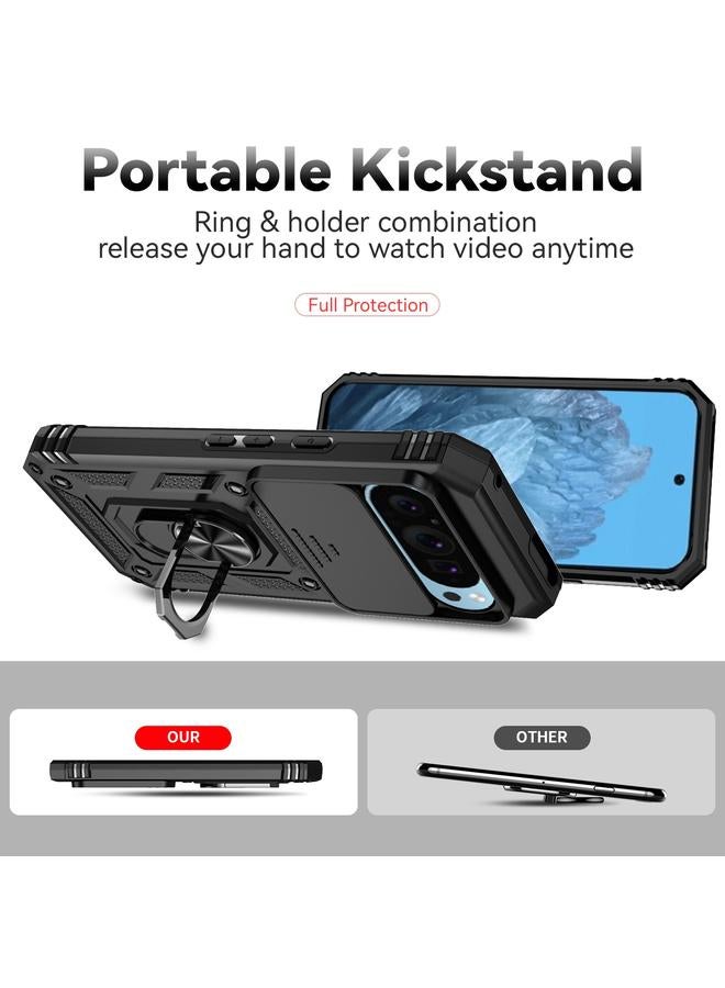 زبون جراب هاتف Google Pixel 9 مع حامل كاميرا منزلق - Image 3