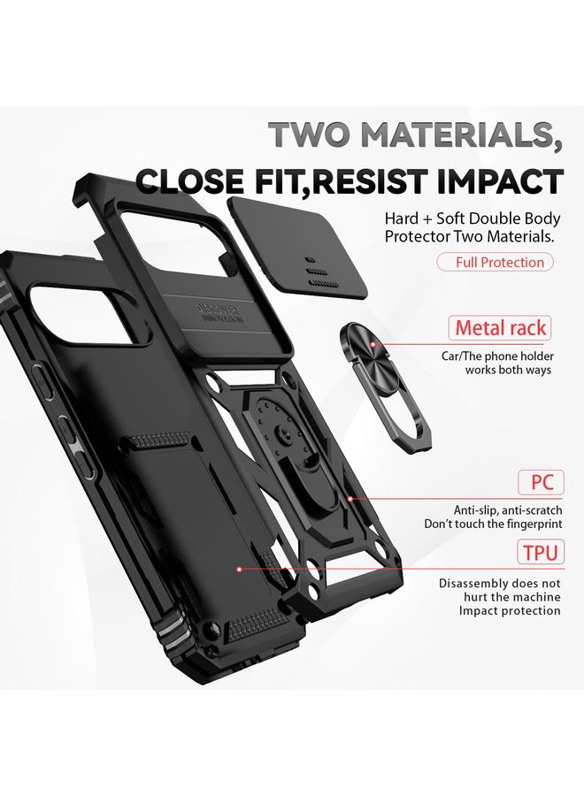 زبون جراب هاتف Google Pixel 9 مع حامل كاميرا منزلق - Image 4