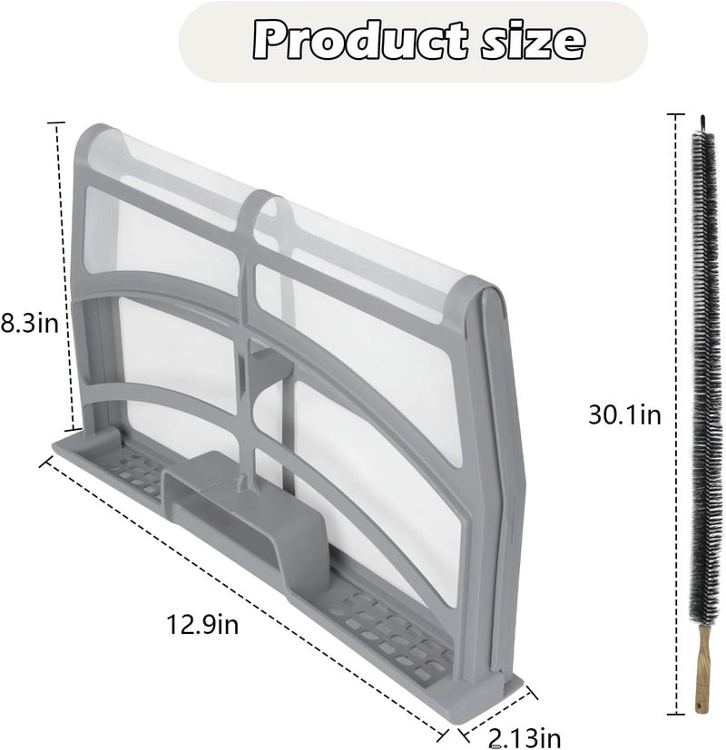 Earthtec W10859086 Dryer Lint Screen Filter with Dryer Lint Brush Replacement for Whirlpool Maytag Kenmore Dryer Replaces MEDB835DW4 MEDB835DW3 MEDB835DW2 WGD8500DC1 YWED8500DC2 - Image 2