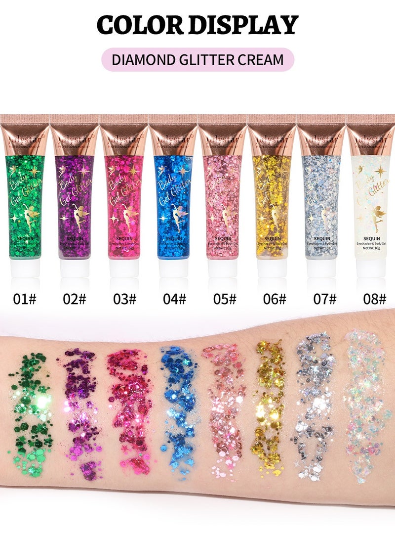 Julystar Portable Multifunctional Glitter Gel – Versatile and Stylish for Any Look  - Image 3