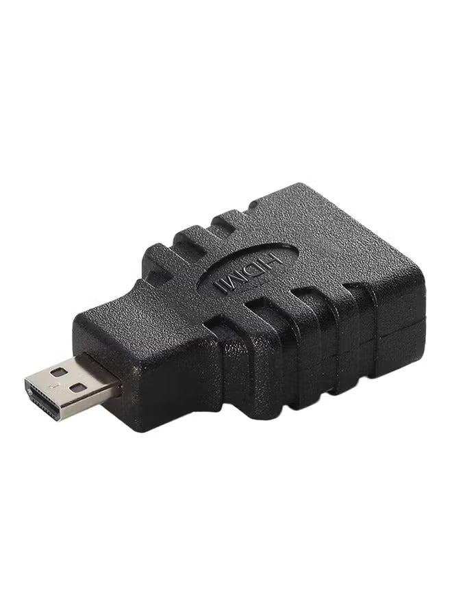 HDMI Female to Micro HDMI Male Connector – Black – Ideal for Connecting Portable Devices to HDTV - Image 5