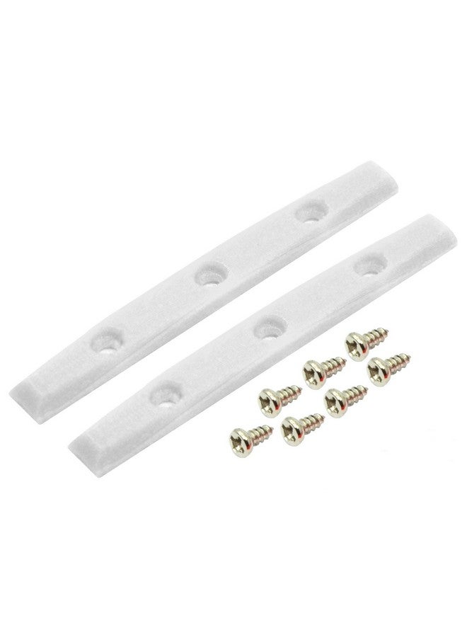 Teak Tuning Gem Edition Board Rails, Set of 2 with Screws, White Quartz Colorway