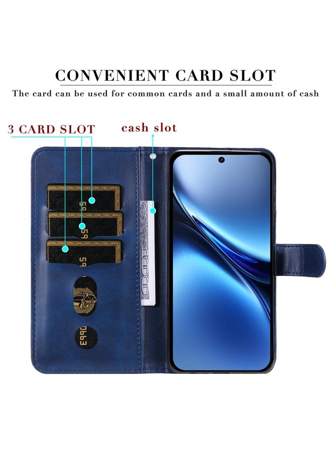 S-TOP Case For Honor Magic7 Pro Fashion Calf Texture Zipper Leather Phone Case - Image 4