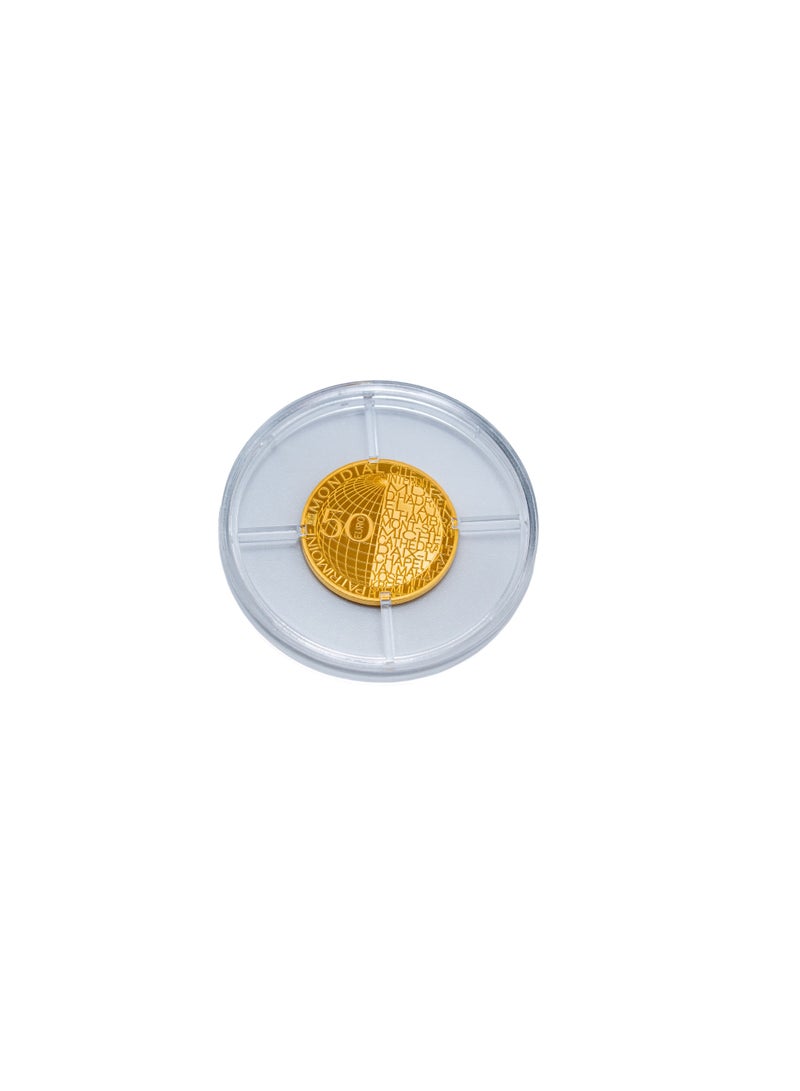 24K Gold France 2025 50 Euro Gold 7.78 g - UNESCO, Shuri Castle and Gusuku Sites of the Ryukyu Kingdom, Proof - Image 1