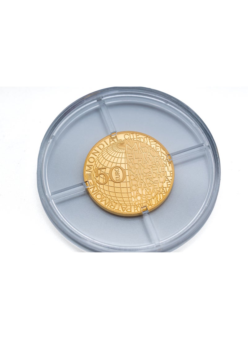 24K Gold France 2025 50 Euro Gold 7.78 g - UNESCO, Shuri Castle and Gusuku Sites of the Ryukyu Kingdom, Proof - Image 3